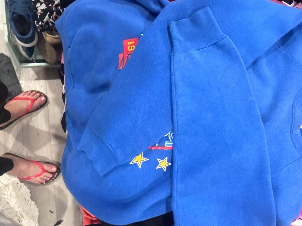 Fruit of the Loom Blue Toronto Blue Jays Graphic Crewneck Sweatshirt - Picture 6 of 7